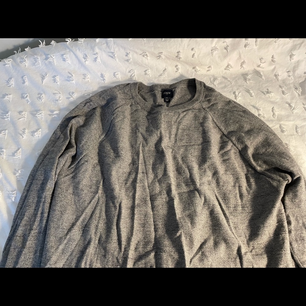 Xl Gray men’s Jcrew crew neck sweater